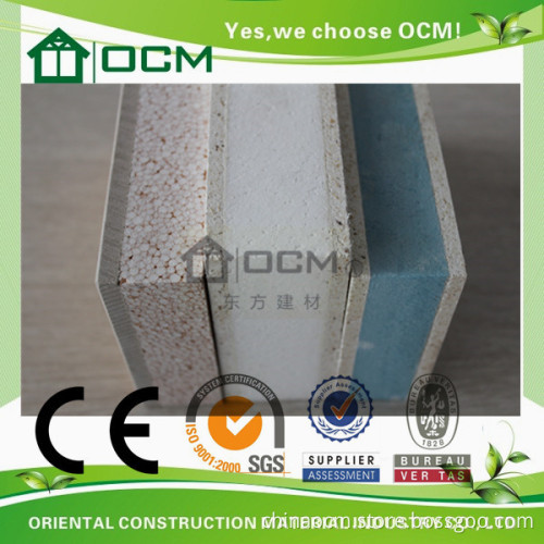 Cement Board Wall Sandwich Panel Fireproof EPS Sandwich Panel